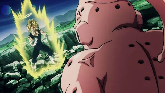 Sangre en la serie anime Dragon Ball Super Beerus