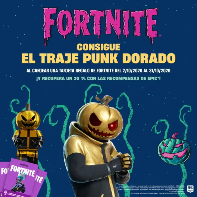 Tarjetas de regalo Fortnite de Diversión Terrorífica