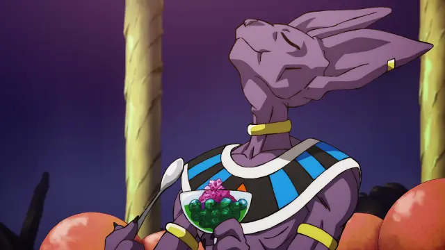 Beerus viaja al planeta de Kaioh del Norte buscando el Super Saiyan God
