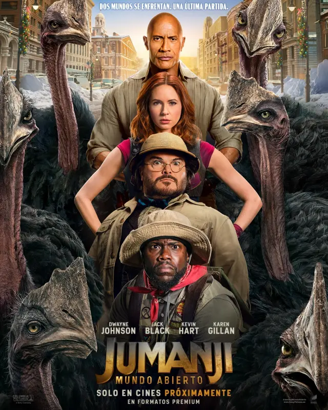 Cartel de Jumanji: Mundo abierto
