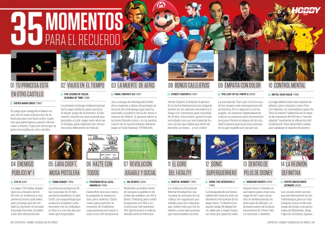 Consigue este jueves un suplemento especial gratuito del 35º aniversario de Hobby Consolas, junto a 20minutos