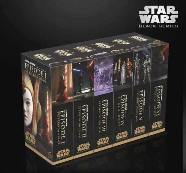 La nueva colección de figuras de Star Wars de Hasbro con embalaje en VHS