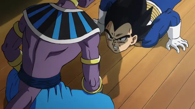 El terror de Vegeta al ver al dios de la destrucción por segunda vez