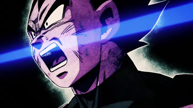 Vegeta supera el poder de Goku Super Saiyan 3 contra Beerus