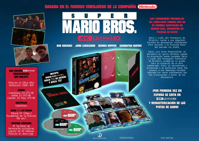 La nueva edición NES del live-action de Super Mario Bros. en España